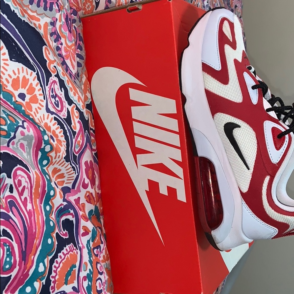 Red , Black and White Nike Air Mac 200